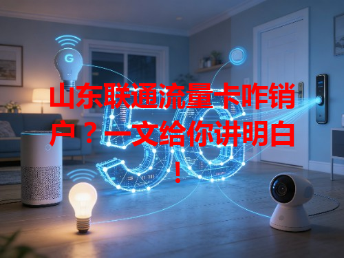 山东联通流量卡咋销户？一文给你讲明白！