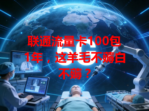 联通流量卡100包1年，这羊毛不薅白不薅？