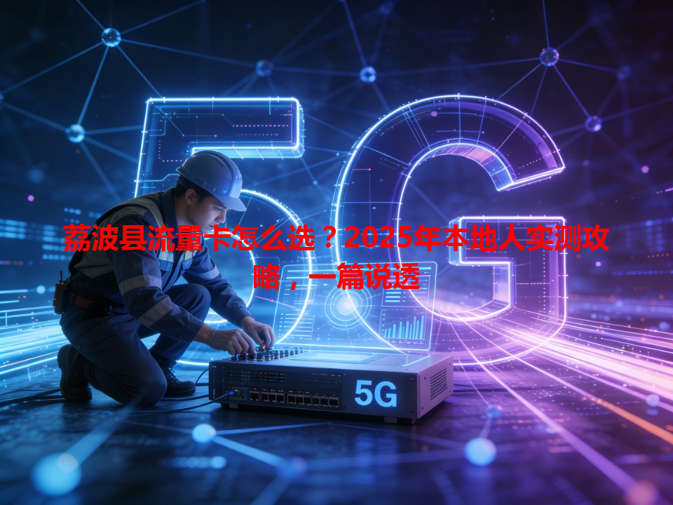 荔波县流量卡怎么选？2025年本地人实测攻略，一篇说透