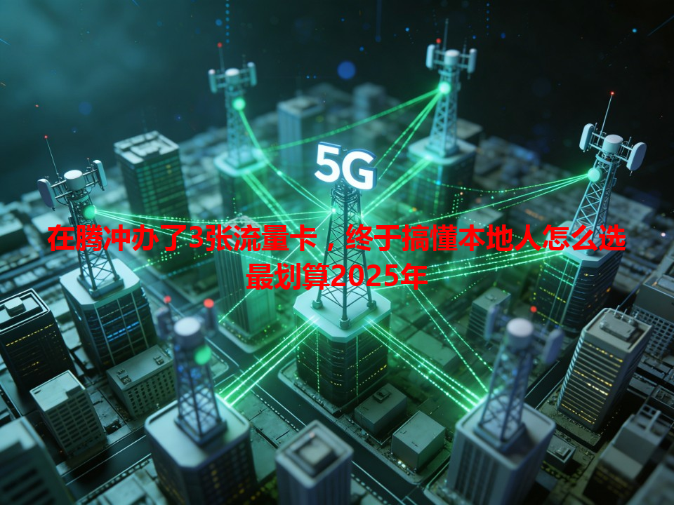 在腾冲办了3张流量卡，终于搞懂本地人怎么选最划算2025年