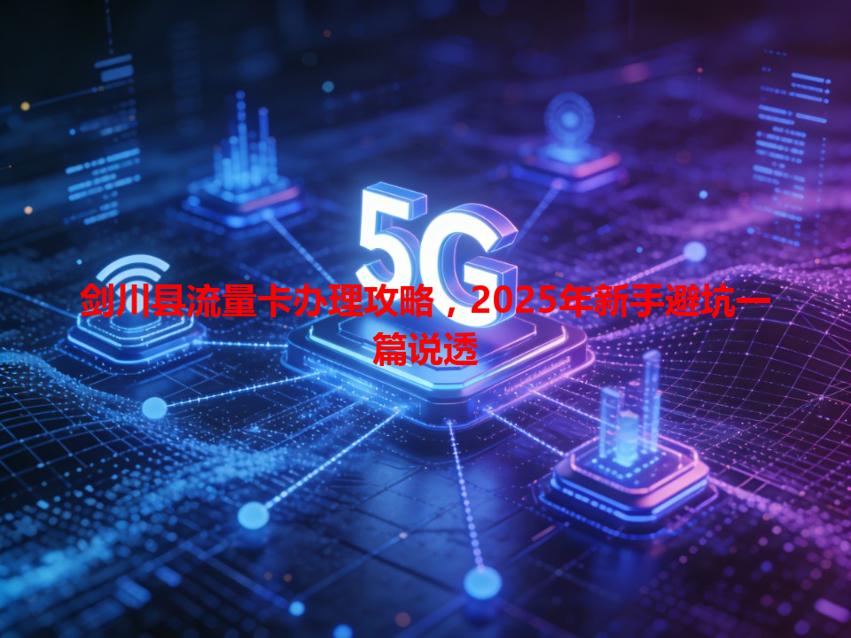 剑川县流量卡办理攻略，2025年新手避坑一篇说透