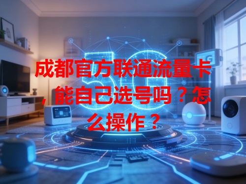 成都官方联通流量卡，能自己选号吗？怎么操作？