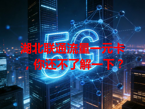 湖北联通流量一元卡，你还不了解一下？