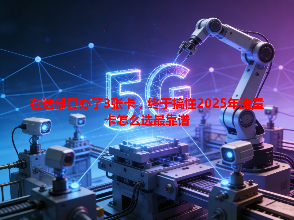 在迭部县办了3张卡，终于搞懂2025年流量卡怎么选最靠谱