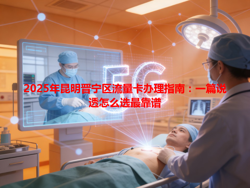2025年昆明晋宁区流量卡办理指南：一篇说透怎么选最靠谱