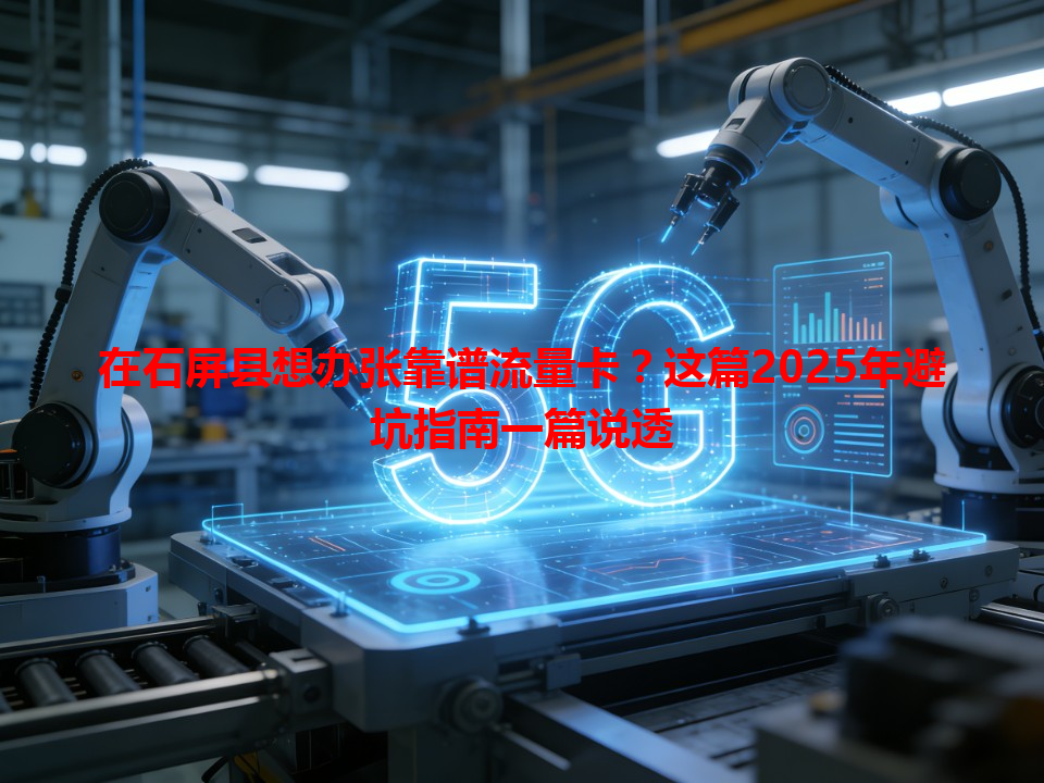 在石屏县想办张靠谱流量卡？这篇2025年避坑指南一篇说透