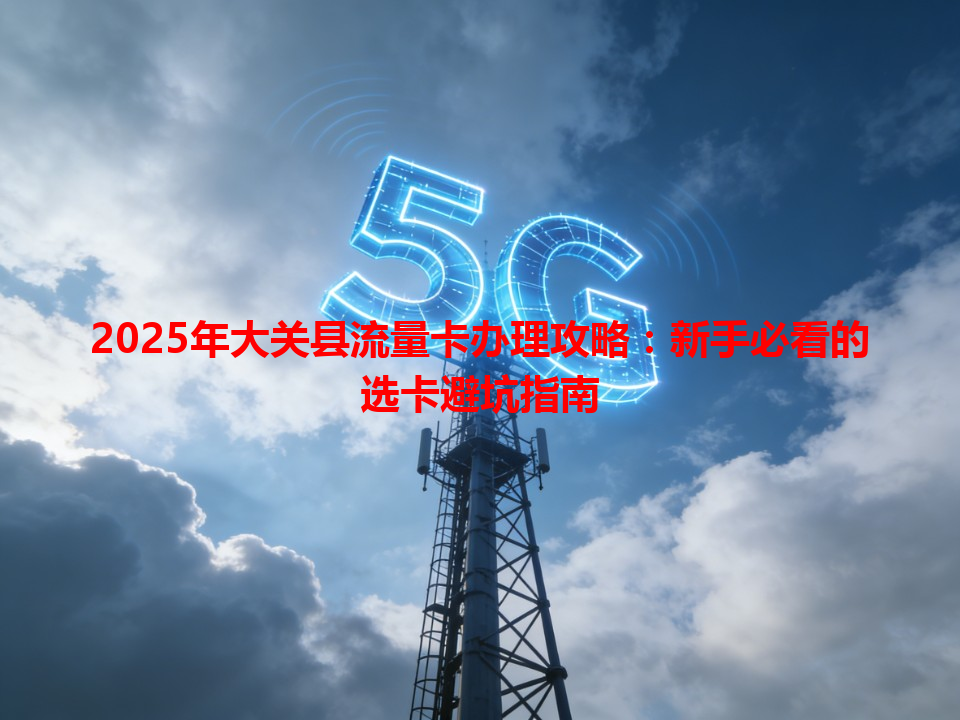 2025年大关县流量卡办理攻略：新手必看的选卡避坑指南