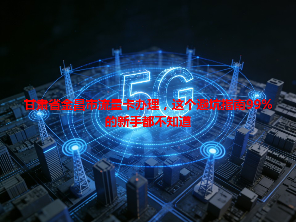 甘肃省金昌市流量卡办理，这个避坑指南99%的新手都不知道