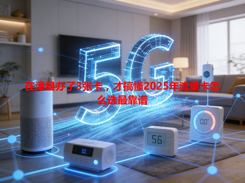 在漳县办了3张卡，才搞懂2025年流量卡怎么选最靠谱