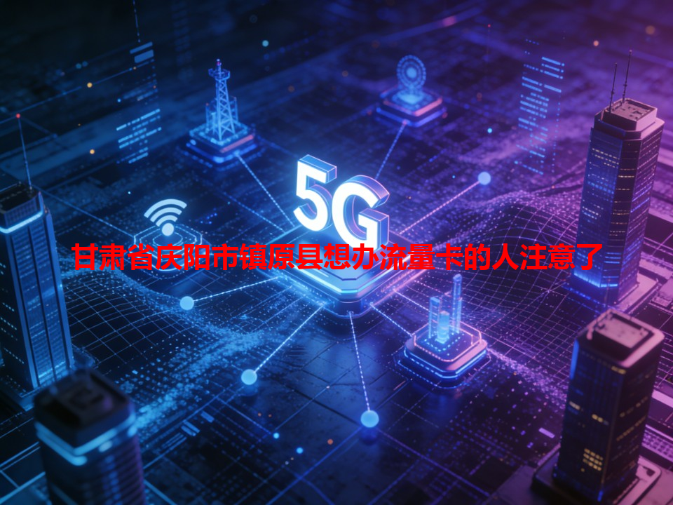 甘肃省庆阳市镇原县想办流量卡的人注意了