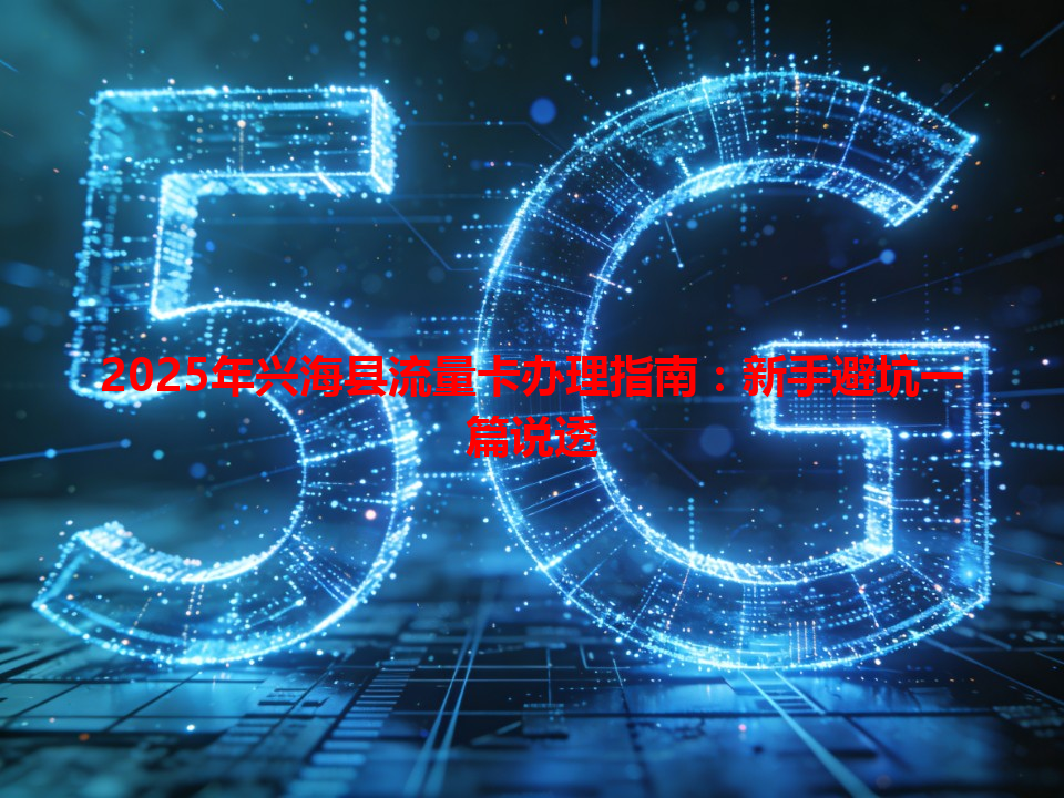 2025年兴海县流量卡办理指南：新手避坑一篇说透