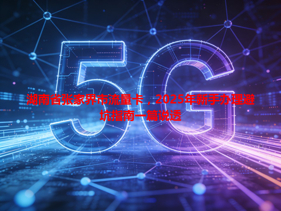 湖南省张家界市流量卡，2025年新手办理避坑指南一篇说透