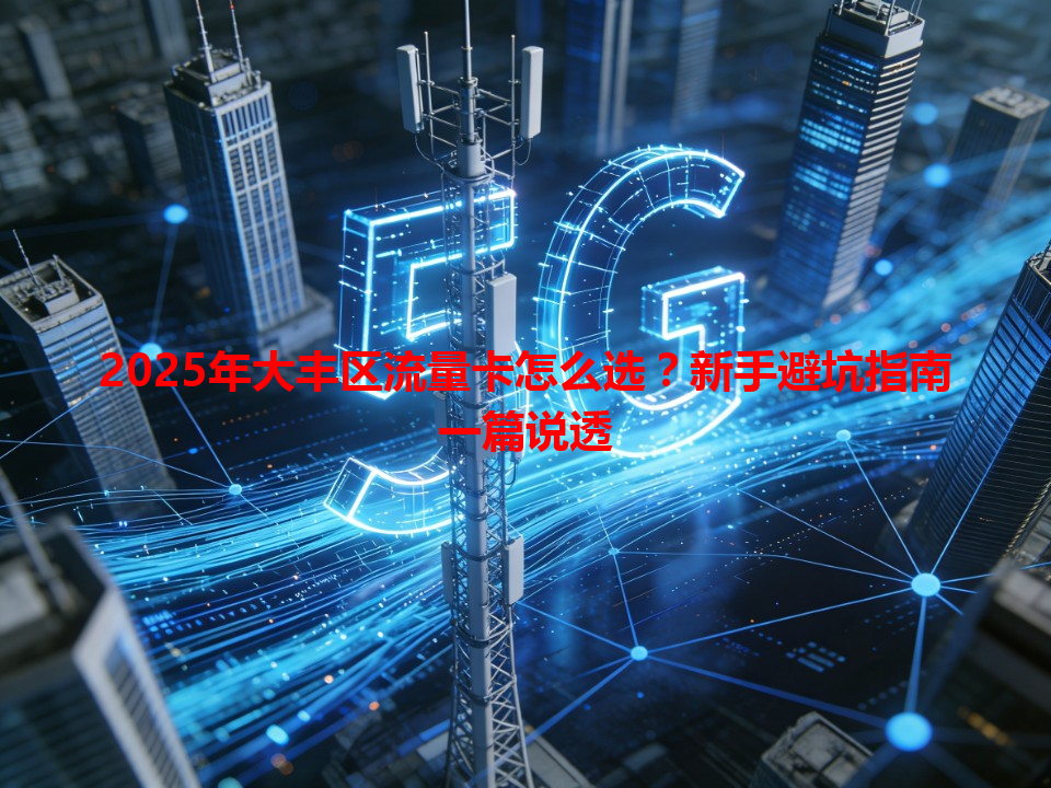 2025年大丰区流量卡怎么选？新手避坑指南一篇说透