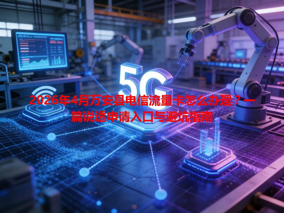 2026年4月万安县电信流量卡怎么办理？一篇说透申请入口与避坑指南