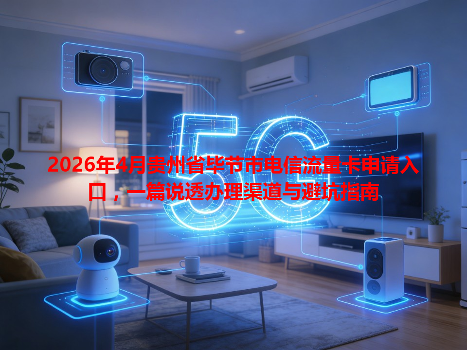 2026年4月贵州省毕节市电信流量卡申请入口，一篇说透办理渠道与避坑指南