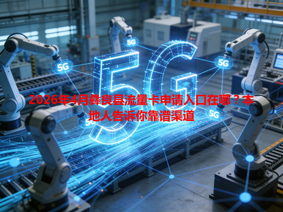 2026年4月彝良县流量卡申请入口在哪？本地人告诉你靠谱渠道