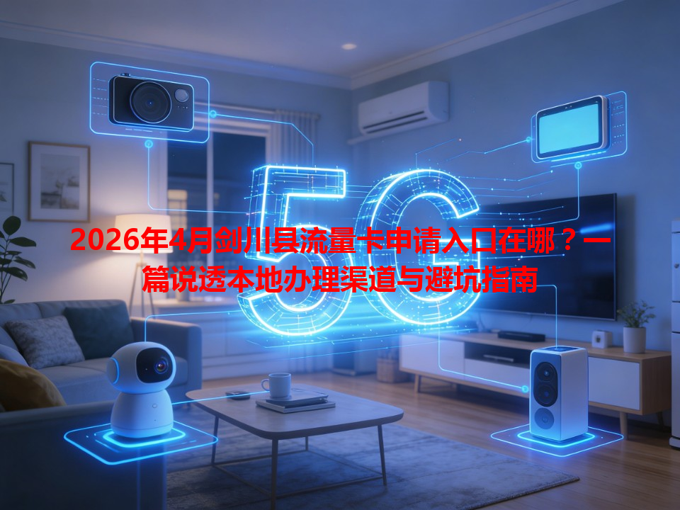 2026年4月剑川县流量卡申请入口在哪？一篇说透本地办理渠道与避坑指南