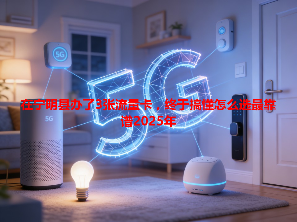 在宁明县办了3张流量卡，终于搞懂怎么选最靠谱2025年