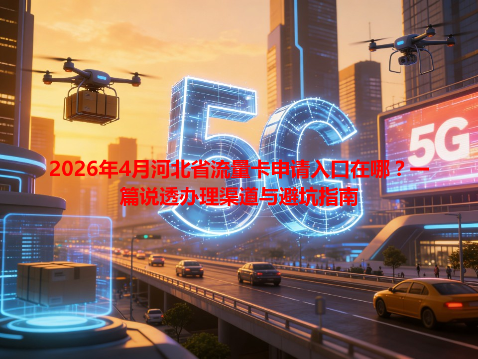 2026年4月河北省流量卡申请入口在哪？一篇说透办理渠道与避坑指南