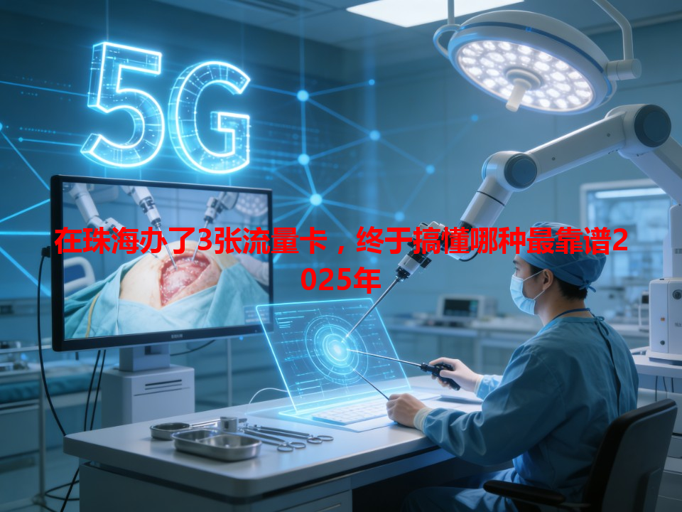 在珠海办了3张流量卡，终于搞懂哪种最靠谱2025年