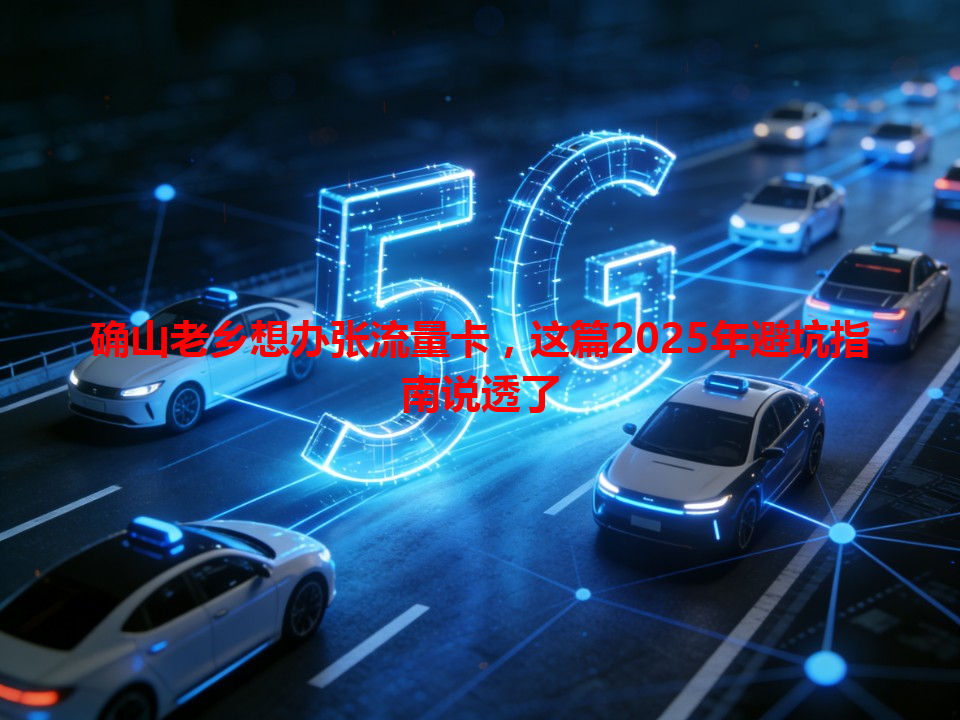 确山老乡想办张流量卡，这篇2025年避坑指南说透了