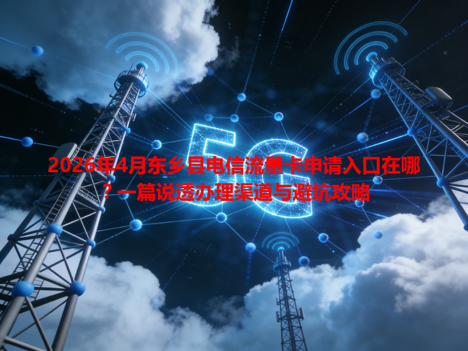 2026年4月东乡县电信流量卡申请入口在哪？一篇说透办理渠道与避坑攻略