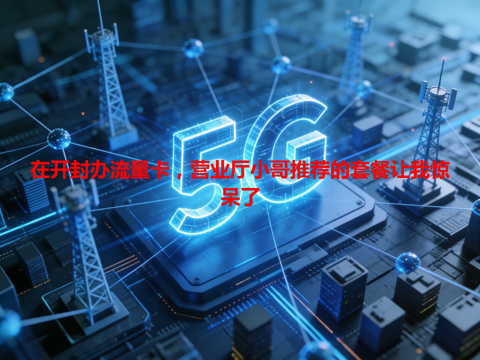 在开封办流量卡，营业厅小哥推荐的套餐让我惊呆了