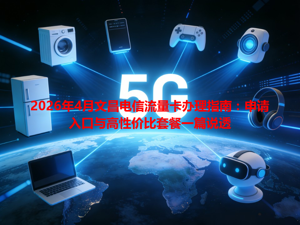2026年4月文昌电信流量卡办理指南：申请入口与高性价比套餐一篇说透