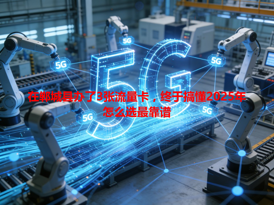 在郸城县办了3张流量卡，终于搞懂2025年怎么选最靠谱
