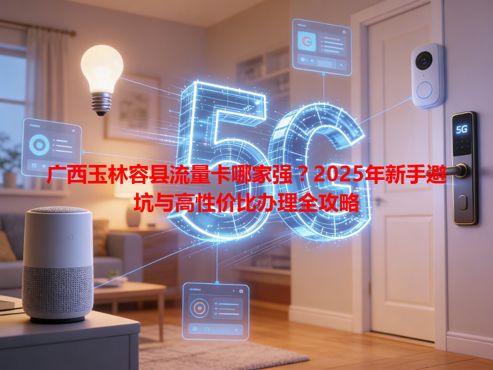广西玉林容县流量卡哪家强？2025年新手避坑与高性价比办理全攻略