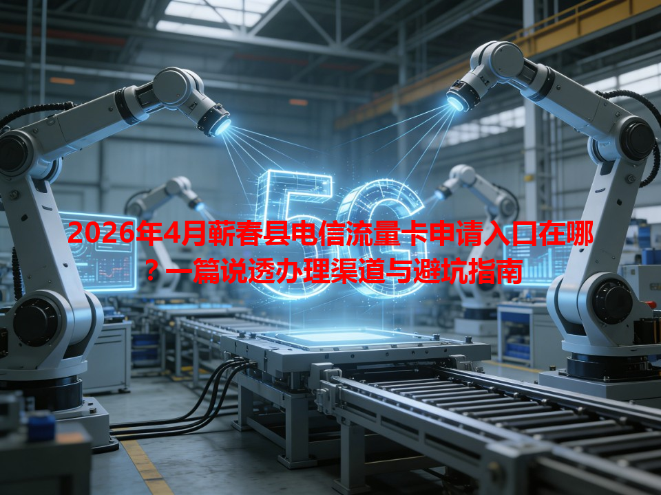 2026年4月蕲春县电信流量卡申请入口在哪？一篇说透办理渠道与避坑指南