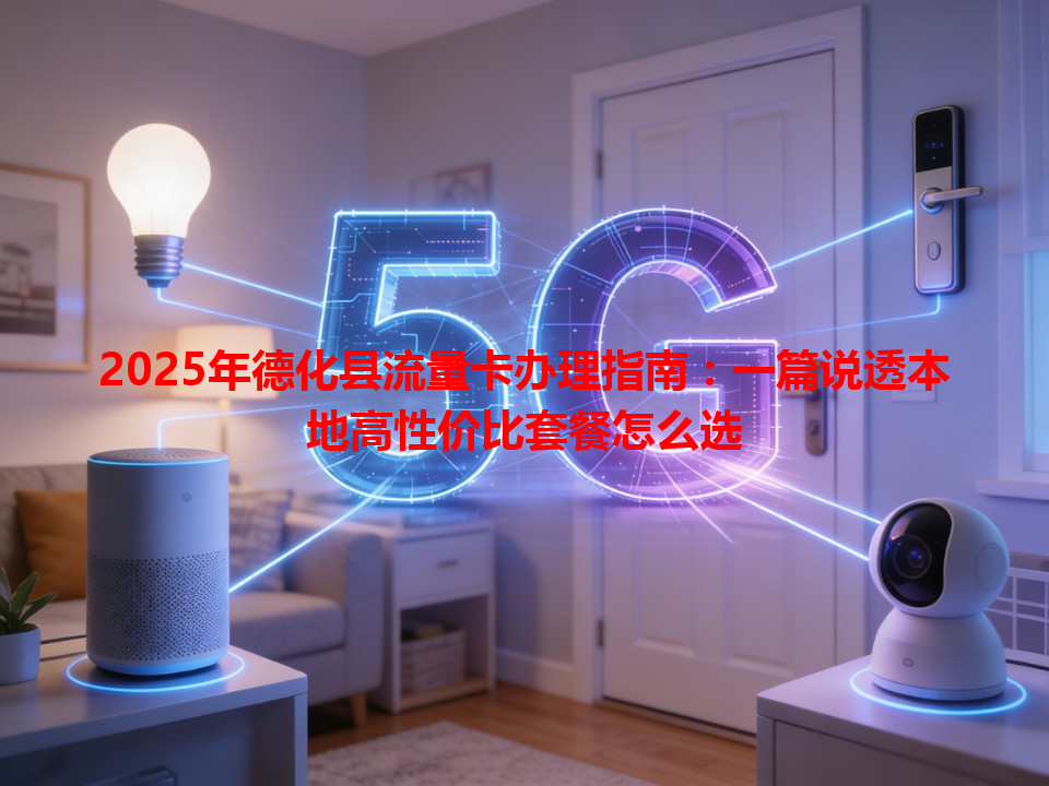 2025年德化县流量卡办理指南：一篇说透本地高性价比套餐怎么选