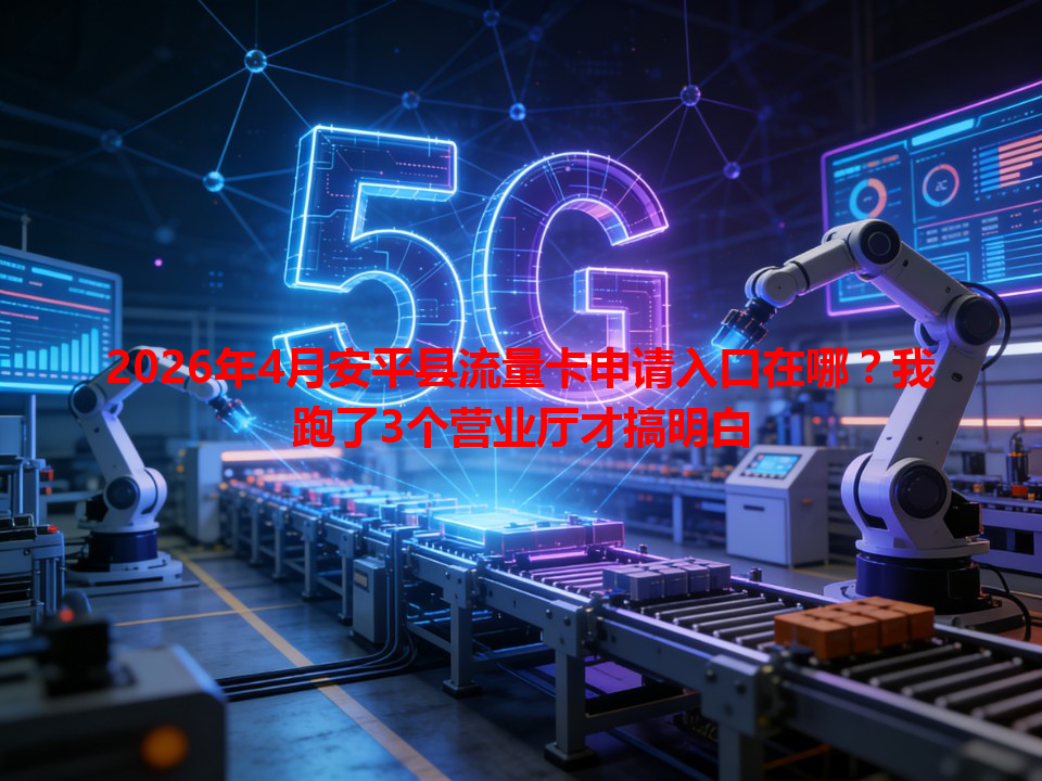 2026年4月安平县流量卡申请入口在哪？我跑了3个营业厅才搞明白