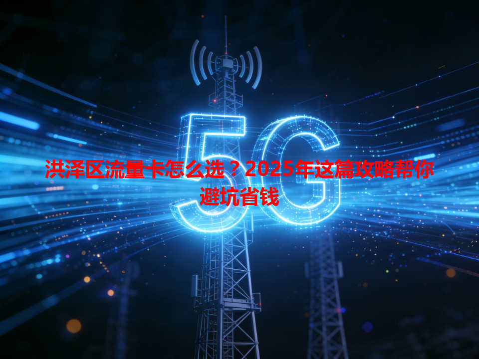 洪泽区流量卡怎么选？2025年这篇攻略帮你避坑省钱