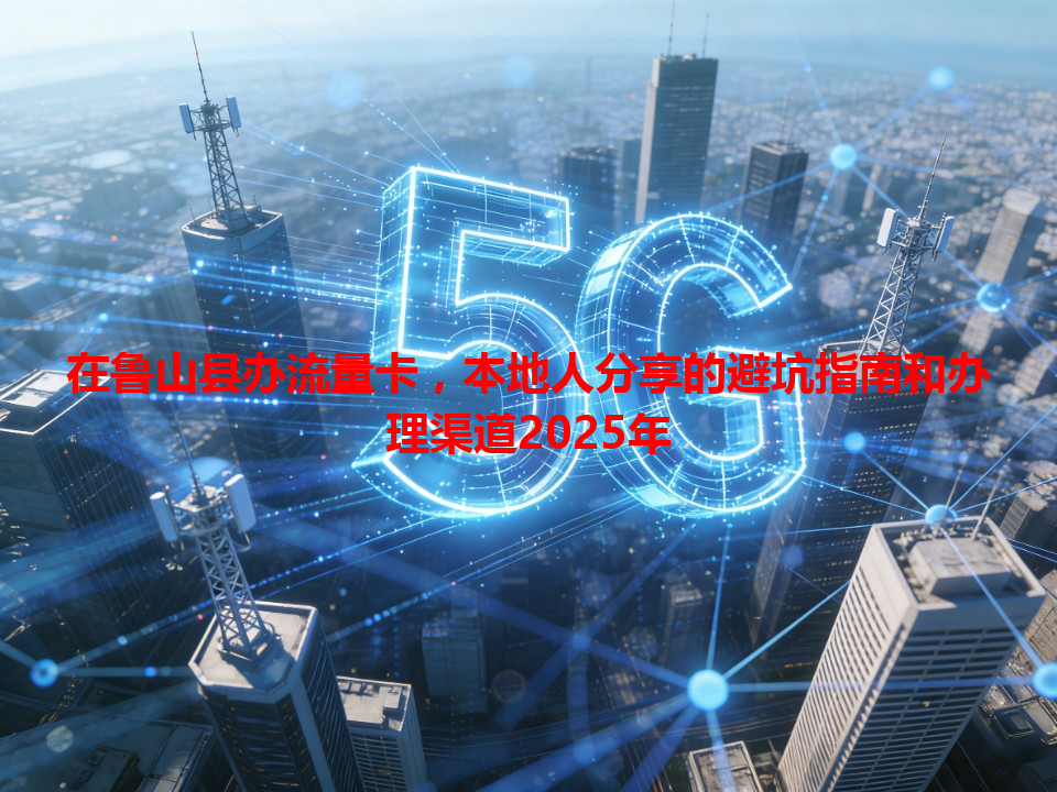 在鲁山县办流量卡，本地人分享的避坑指南和办理渠道2025年