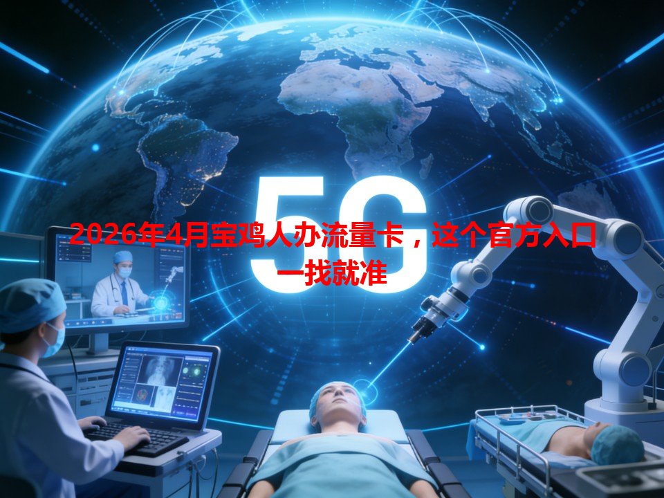 2026年4月宝鸡人办流量卡，这个官方入口一找就准