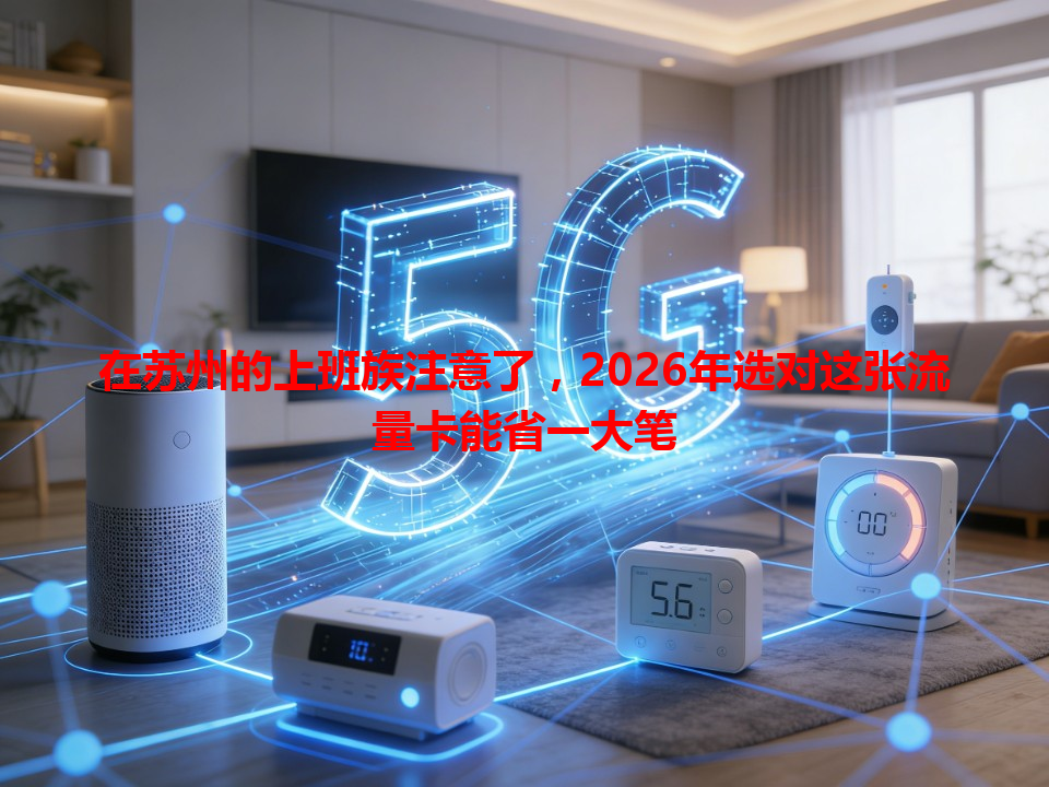在苏州的上班族注意了，2026年选对这张流量卡能省一大笔