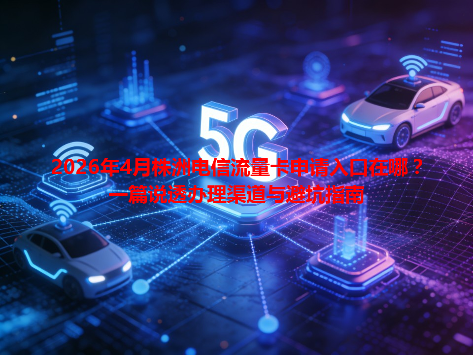 2026年4月株洲电信流量卡申请入口在哪？一篇说透办理渠道与避坑指南