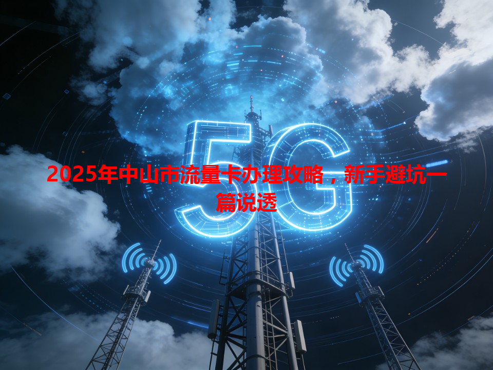 2025年中山市流量卡办理攻略，新手避坑一篇说透