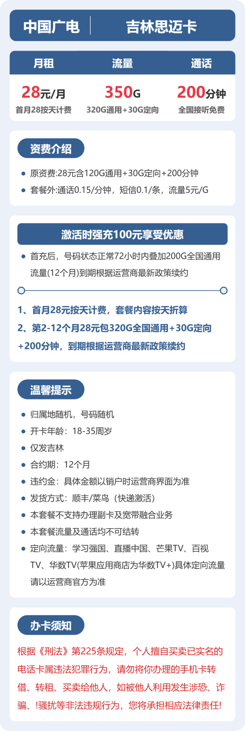 广电吉林思迈卡详情
