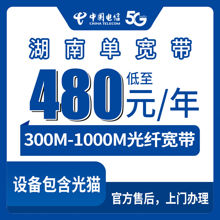 2026年8月湖南益阳电信单宽带怎么选？300M到1000M包年套餐实测分享