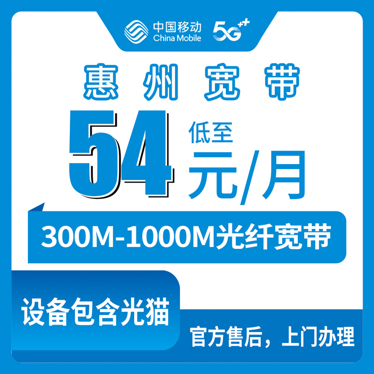 2026年8月12日惠东县移动宽带怎么装才不踩坑？300M和1000M到底选哪个，真实测评告诉你