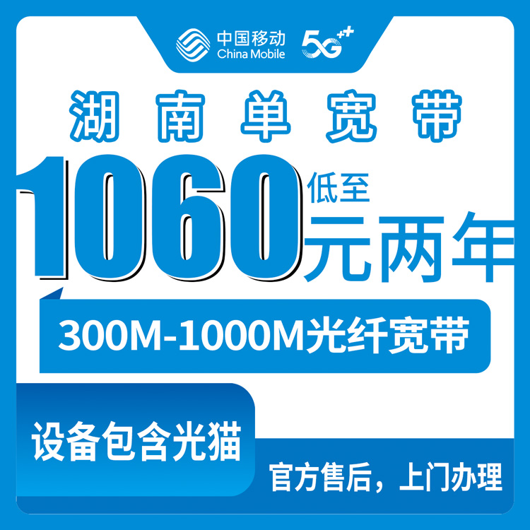 2026年8月9日湖南省邵阳市移动宽带怎么选？1060元起包两年，300M和1000M实测体验分享