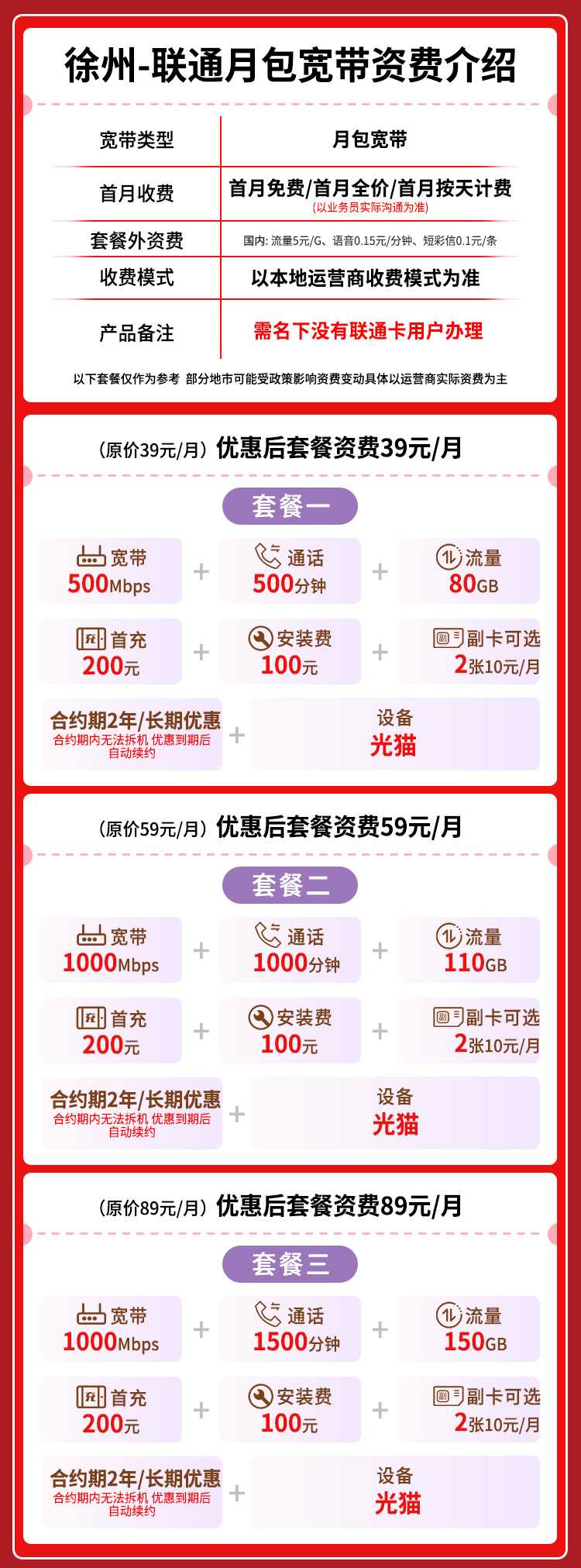 宽带套餐详情图