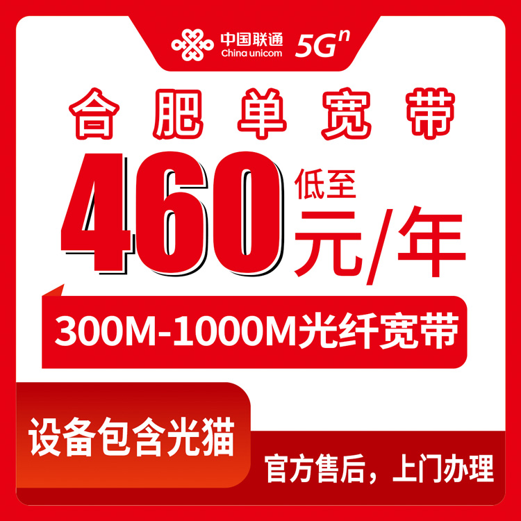 2026年8月27日合肥肥西县联通宽带怎么选？460元包年300M和720元包年1000M实测分享