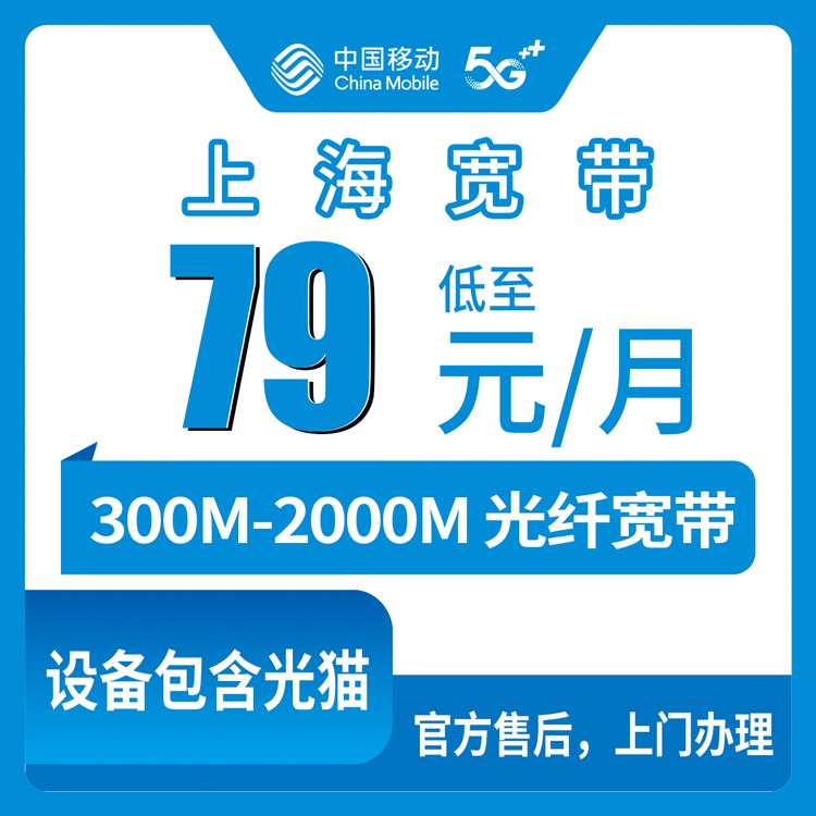 2026年10月8日上海市青浦区移动宽带安装，300M到2000M这几档到底差在哪