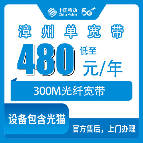 2026年10月25日福建省漳州诏安县移动单宽带480包年300M，哪些乡镇街道能装